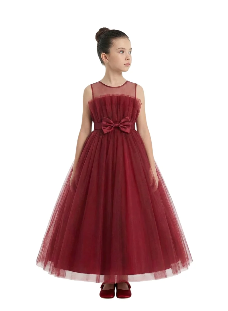 دىدانيالا فستان حفلة أليس لون خمري